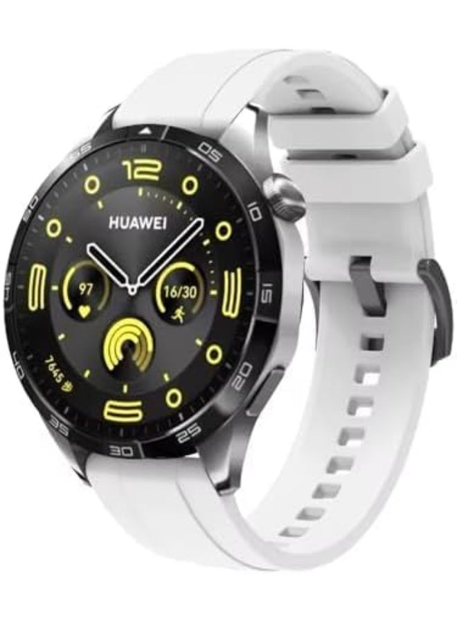 فكرة حزام سيليكون 22 مم لساعة  Watch GT4 46 مم | GT5 Pro | GT5 46 مم | GT3 | GT2 | GT2 Pro | Watch 4/4 Pro | Watch 3/3 Pro | GT3 Pro | GT Runner - Image 2